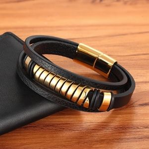 Luxury Men's leather bracelet